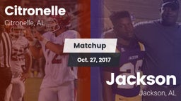 Matchup: Citronelle vs. Jackson  2017