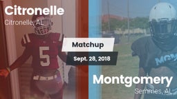 Matchup: Citronelle vs. Montgomery  2018