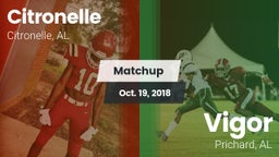 Matchup: Citronelle vs. Vigor  2018