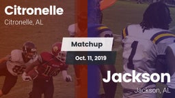 Matchup: Citronelle vs. Jackson  2019