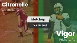 Matchup: Citronelle vs. Vigor  2019