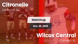 Matchup: Citronelle vs. Wilcox Central  2019
