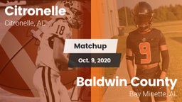 Matchup: Citronelle vs. Baldwin County  2020