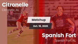 Matchup: Citronelle vs. Spanish Fort  2020