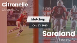 Matchup: Citronelle vs. Saraland  2020
