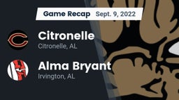 Recap: Citronelle  vs. Alma Bryant  2022
