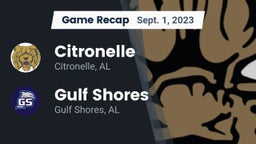 Recap: Citronelle  vs. Gulf Shores  2023