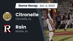 Recap: Citronelle  vs. Rain  2023