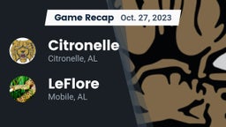 Recap: Citronelle  vs. LeFlore  2023