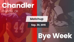 Matchup: Chandler vs. Bye Week 2016