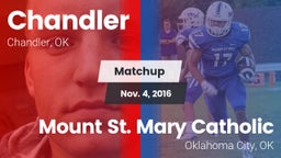 Matchup: Chandler vs. Mount St. Mary Catholic  2016