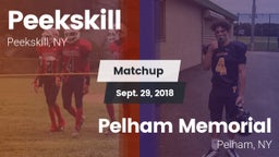 Matchup: Peekskill vs. Pelham Memorial  2018