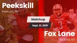 Matchup: Peekskill vs. Fox Lane  2019