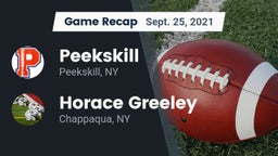 Recap: Peekskill  vs. Horace Greeley  2021