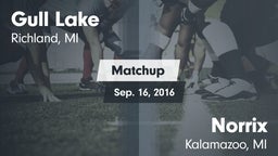 Matchup: Gull Lake vs. Norrix  2016