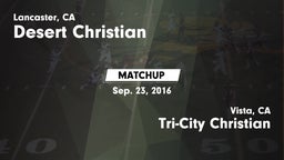 Matchup: Desert Christian vs. Tri-City Christian  2016