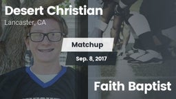 Matchup: Desert Christian vs. Faith Baptist 2017