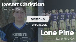 Matchup: Desert Christian vs. Lone Pine  2017