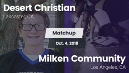 Matchup: Desert Christian vs. Milken Community  2018