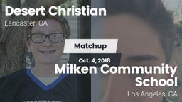 Matchup: Desert Christian vs. Milken Community School 2018