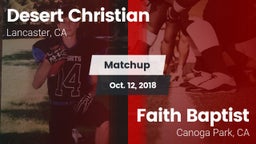 Matchup: Desert Christian vs. Faith Baptist  2018