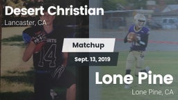 Matchup: Desert Christian vs. Lone Pine  2019