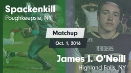 Matchup: Spackenkill vs. James I. O'Neill  2016