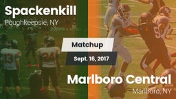 Matchup: Spackenkill vs. Marlboro Central  2017