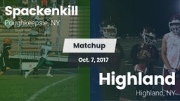 Matchup: Spackenkill vs. Highland  2017