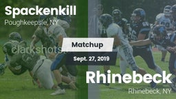 Matchup: Spackenkill vs. Rhinebeck  2019