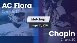 Matchup: AC Flora vs. Chapin  2018