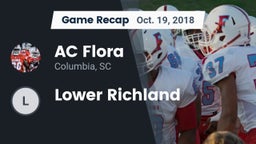 Recap: AC Flora  vs. Lower Richland 2018