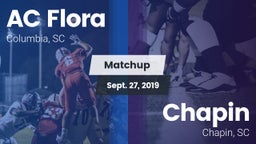 Matchup: AC Flora vs. Chapin  2019
