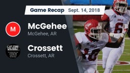 Recap: McGehee  vs. Crossett  2018