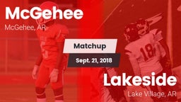 Matchup: McGehee vs. Lakeside  2018