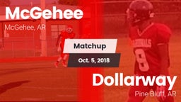Matchup: McGehee vs. Dollarway  2018