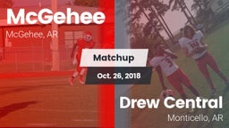 Matchup: McGehee vs. Drew Central  2018