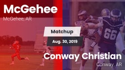 Matchup: McGehee vs. Conway Christian  2019