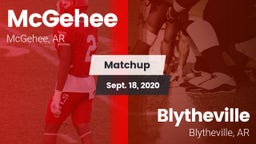 Matchup: McGehee vs. Blytheville  2020