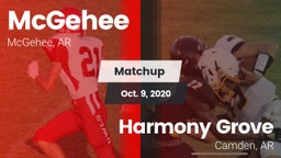 Matchup: McGehee vs. Harmony Grove  2020