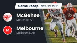 Recap: McGehee  vs. Melbourne  2021