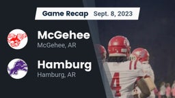 Recap: McGehee  vs. Hamburg  2023