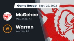 Recap: McGehee  vs. Warren  2023