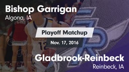 Matchup: Bishop Garrigan vs. Gladbrook-Reinbeck  2016