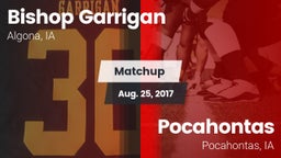 Matchup: Bishop Garrigan vs. Pocahontas  2017