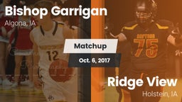 Matchup: Bishop Garrigan vs. Ridge View  2017