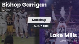 Matchup: Bishop Garrigan vs. Lake Mills  2018