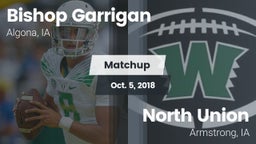 Matchup: Bishop Garrigan vs. North Union   2018