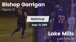 Matchup: Bishop Garrigan vs. Lake Mills  2019