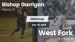 Matchup: Bishop Garrigan vs. West Fork  2019